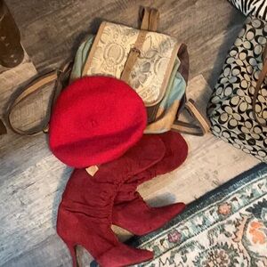 Myra Backpack And Suede Boots
